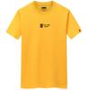Camiseta de manga curta Verão Masculino Novo Decote Redondo Algodão Solto Tamanho Grande Masculino Estilo Hong Kong Top Base Meia Manga Âncora Cinto