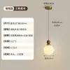 Lámpara colgante de barra de bar de diseño, iluminación larga tipo isla estilo japonés para comedor, tienda de té de leche, cafetería, mostrador plateado, pantalla de tela, accesorio de hierro