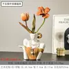 Vaso de Arte para Modelagem de Figuras no Atacado Arranjo de Flores para Sala de Estar Decoração de Gabinete de Vinho para Casa Ornamentos de Nicho Presente de Inauguração