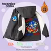 Chaqueta con Forro Polar Super Mouse para Niños, Chaqueta con Capucha Cortavientos Infantil, Ropa Exterior Elegante Bloque de Color Otoño e Invierno para Niños