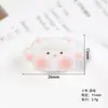 Accesorios para Joyería DIY Resina Dibujos Animados Simulación Animales Pequeños Pastel Crema Pegamento Imanes para Refrigerador Funda de Teléfono Pegatinas Accesorios
