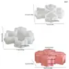 Papoula DIY Páscoa Aromaterapia Gesso Resina Epóxi Caixa de Armazenamento Cruz Recipiente para Vela Molde de Silicone