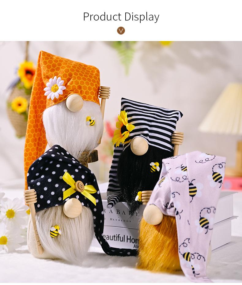 蜜蜂日长帽鲁道夫公仔_06