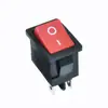 Interruptor basculante Kcd1-104 Certificación europea Tuv 15*21 Interruptor de encendido basculante para báscula electrónica Rojo sólido
