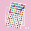 Adesivos Coloridos Infantis de Diamante Transfronteiriços Adesivos de Cristal Acrílico DIY Três-Dimensionais Decorativos Pedras Strass Menina Adesivos de Pedras Preciosas