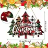 Colgante de letrero de madera para puerta de Navidad más vendido de Amazon, placa para fiestas y festividades, manualidad de decoración de letrero de pared