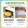 Qibei Envoltura de Plástico Desechable Cubierta Grado Alimenticio Refrigerador Sobras Cocina Boca Elástica Bolsa Conservadora Cubierta Horno Microondas