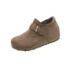 Zapatos Casuales de Suela Gruesa con Aumento de Altura Interna de 7 cm, Cobertura Total para Mujer, Estilo Nuevo Primavera Temprana 2026 para Personas Bajitas, Mocasines Casuales