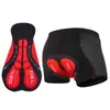 Shorts de Ciclismo de Montanha Quente Transfronteiriço Respirável Absorvente de Suor Roupa Íntima Esportiva Calça com Almofada de Silicone Espessa Absorvente de Choque