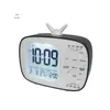 Reloj Despertador de TV Retro Creativo Reloj Digital de Mesita de Noche para Dormitorio de Estudiantes Transmisión de Voz Regalo Digital G179