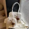 Bolsa de Bowling de Oso de Gran Capacidad 2024 Nuevo Bolso de Mano para Otoño e Invierno Bolso Cruzado al Hombro Bolso Boston