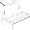 Soporte Exhibidor para Conos de Helado, Soporte para Conos de Leche Caliente, Soporte Transparente de Acrílico para Conos, Soporte para Rollos de Huevo