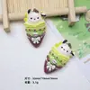 Dibujos Animados Cono Pequeño Pequeño Europeo Resina Accesorios DIY Pasador Funda de Teléfono Móvil Cuerda para el Cabello Agujero de Taza de Agua Accesorios de Joyería para Zapatos