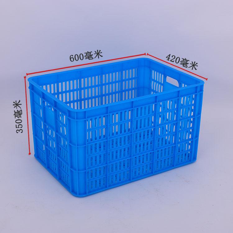 红色塑胶周转筐如顺塑业型号 592 内570*40