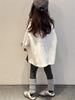 Suéter holgado para niñas, estilo coreano, estilo perezoso, ropa de Hello Kitty con forro polar, otoño e invierno.