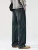 Ropa de Hombre Xintang / Otoño 2026 Nuevo Estilo Americano Rectos Sueltos High Street Pierna Ancha Versátiles Jeans Retro Pantalones Largos