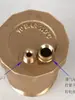 Válvula de Escape Automática para Radiador de Calefacción Central 1/2 Pulgada, 3/4 Pulgada, 1 Pulgada Válvula de Purga de Aire Automática para Colector de Calefacción por Suelo Válvula de Escape