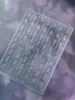 Adesivos de Unha Transparentes Vazados Pintados por Spray Fogos de Ano Novo Cavalo Pequeno Caractere da Sorte Lingote Trazedor de Riqueza Decorações de Unha Venda por Atacado