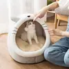 Casa para Gatos para Todas las Estaciones, Casa de Verano para Gatos, Cama Cerrada para Gatos Pequeños, Casa de Verano para Perros, Suministros de Calentamiento para Invierno
