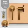 Cerradura de puerta mecánica anti-retroceso de estilo francés de lujo ligero moderno para dormitorio, manija de puerta silenciosa simple para habitación de niños y habitación de ancianos en interiores