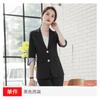 Primavera y verano nueva moda temperamento damas traje profesional pequeño costuras manga siete traje coreano de ocio una generación de cabello