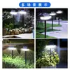 ¡Wow, luz de jardín para exterior con tres cabezales alimentada por energía solar, a prueba de agua con sensor de movimiento corporal