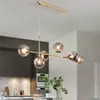 Lustre de Restaurante Nórdico, Quarto Principal Moderno Minimalista Criativo Luxo Leve Celebridade da Internet Designer Iluminação de Mesa de Jantar Balcão de Bar