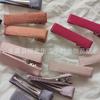 Outono e Inverno 3,5-8cm Meio Pacote Veludo de Couro de Veado Cor Retrô Presilha de Uma Palavra Material de Grampo de Cabelo Espessado Acessórios de Joias para DIY