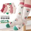 [Nuevo Producto] Calcetines para Niños Niños Primavera Otoño Invierno Transfronterizos de Caña Media Estudiante Calcetines Deportivos Digitales Niños Medianos y Grandes Más Fáciles de Combinar