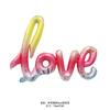Balão de amor grande, médio e pequeno com letras unidas decoração de casamento fábrica atacado balão de casamento de filme de folha de alumínio