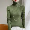 Suéter de Punto Fino de Alta Gama Listo para Usar 2025 para Mujer Cuello Holgado Moda Capa Base Color Sólido Suéter de Punto Delgado Venta al por Mayor