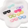 Parches Oculares de Muñeca de Dibujos Animados Acrílicos Transfronterizos, Accesorios Creativos de Bricolaje para Niños, Accesorios Decorativos de Resina