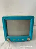 Item Antigo Retrô Concha Colorida Mini Pequeno Preto e Branco Televisor Antigo Decoração de Loja Ornamento Adereço de Exibição