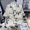 Camisa floral de caída con manga corta para niños con cuello cubano, fina y holgada para el verano, casual juvenil, de media manga