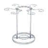 Novo rack criativo para taças de vinho sem perfuração rack para taças de vinho fio de suspensão rack de alta qualidade para taças de vinho expositor fabricantes