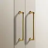 Manija de puerta de gabinete de un solo orificio de aleación de zinc macizo de oro nórdico, manija de puerta de armario, cajón de armario, manija de puerta al por mayor, herrajes para muebles