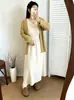 Vestido irregular com fenda plus size feminino, vestido de tricô feminino para sobrepor, vestido de tricô 2026 outono e inverno para mulheres plus size