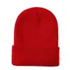 Gorro de Punto de Otoño e Invierno para Niños Estilo Europeo y Americano Color Sólido Versátil para Exteriores Unisex Gorro de Punto para Bebé Gorro de Lana Tejida Venta al por Mayor