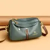 Bolso bandolera simple de moda para mujer, nuevo, versátil, textura de cuero suave, lujo ligero, casual, bandolera única, simple