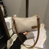 Bolso vintage sencillo para mujer, novedad de 2025, moderno, versátil, de color liso, de alta gama y estilo nicho.