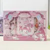 Set de Cuaderno con Candado de Contraseña Pu de Sanrio Bolso Boutique de Gama Alta que Calienta el Corazón Caja de Regalo Papelería para Niños Regalos Premios