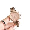 Reloj de Acero Inoxidable con Diamantes Bajo Precio Reloj para Mujer Reloj Geneva Tendencia Marca de Moda Decoración de Tres Ojos Reloj Impermeable