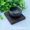 Nanyu xícara de água potável pequena xícara de chá tenda fornecimento venderá presentes de pedra de jade chá kung fu com vidro verde escuro