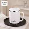 Envío transfronterizo taza de doble capa de acero inoxidable 304, anti-quemaduras, anti-caídas, con tapa, taza de café para oficina, regalo