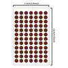 Pegatinas de Decoración Facial de Puntos Marrones Transfronterizas, Maquillaje de Puntos Rojos en las Cejas, Parches Chic de Nicho, Maquillaje de Atmósfera Exótica