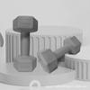 Mancuernas para Fitness Femenino Equipo para el Hogar, Hexagonales para Entrenamiento de Músculos del Brazo Infantil Yoga Recubiertas de Goma Par de Mancuernas, Mancuernas Pequeñas para Hombres