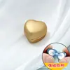 Camisa transfronteriza con cierre magnético fuerte en forma de corazón para asegurar puños, pañuelos para la cabeza, bufandas de seda y chales; cierre magnético para prevenir la exposición del cuello