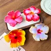 En Stock Imitación Acetato Modelo Nuevo Aproximadamente 10 cm Flor de Hibisco Artificial Pinza para el Cabello para Viajes a la Costa y Vacaciones Pinza Creativa de Flor para el Pelo DIY