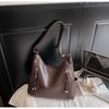 Bolsa Tote de Grande Capacidade para o Dia a Dia 2026 Nova Retro Versátil Moda Coreana Bolsa de Ombro Bolsa Transversal Simples