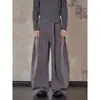 2026 Primavera Retro Moda Marca Sensación Plisado Caída Traje Pantalones Unisex Americano Holgado Versátil Pierna Ancha Pantalones Casuales